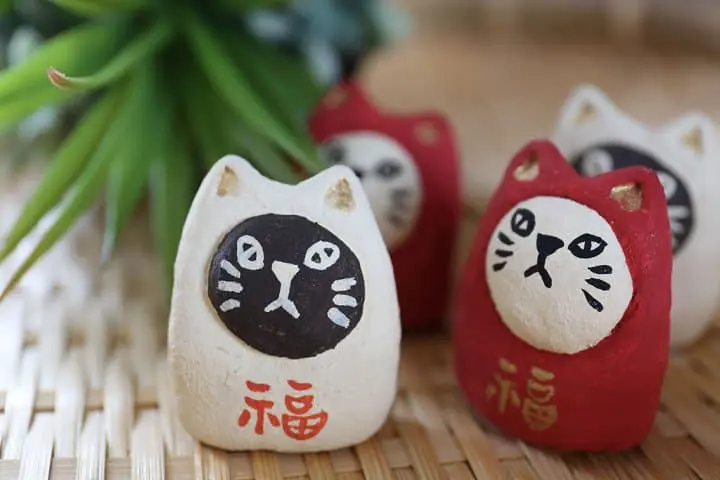 島次郎工房 福猫だるま
