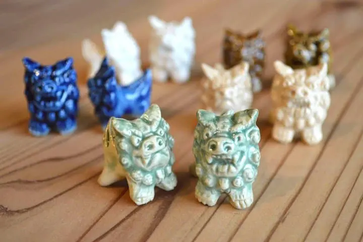 開運シーサー箸置き