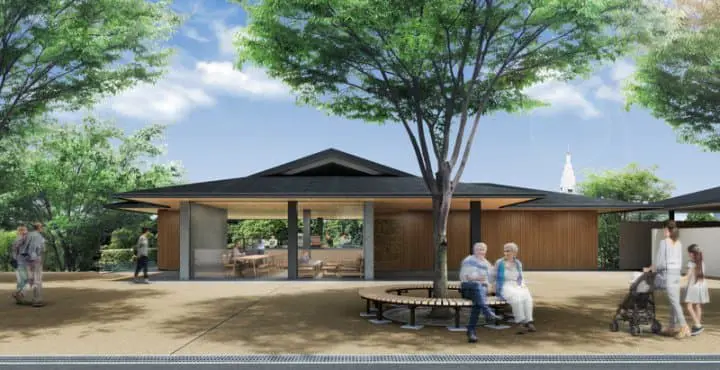 東京新宿御苑星巴克starbucks