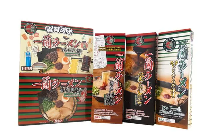 ICHIRAN อิจิรัน ราเม็งข้อสอบแบบเซ็ตพิเศษสำหรับอร่อยที่บ้าน