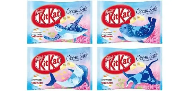 KitKat Premium Mint, Lemon Mint And Ocean Salt