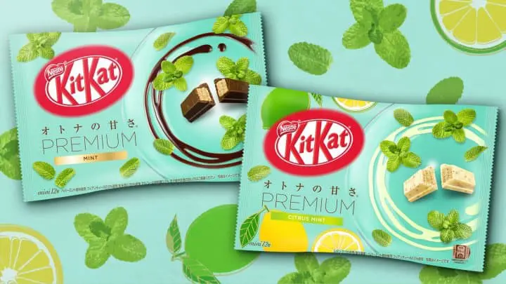 KitKat Premium Mint, Lemon Mint And Ocean Salt