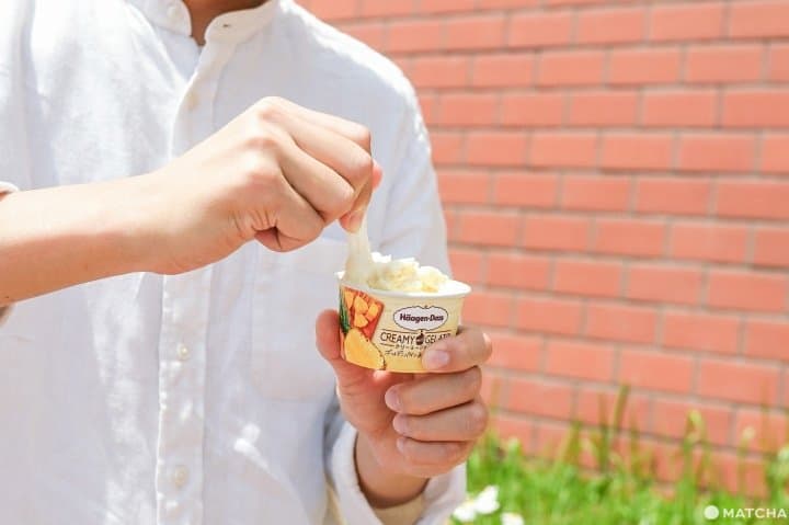 Häagen-Dazs Creamy Gelato: Golden Pineapple and Mascarpone
