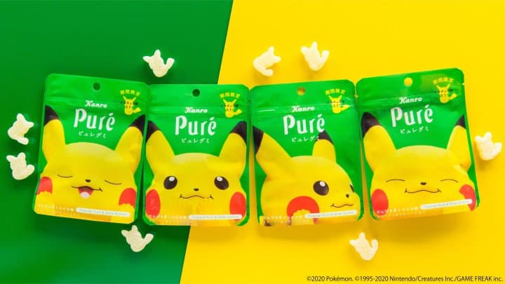皮卡丘再次可愛放電!「PURE電擊熱帶軟糖」4款包裝全包也不心痛!