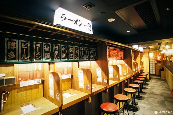 ICHIRAN อิจิรัน ราเม็งข้อสอบเปิดใหม่ สาขาอุเอโนะโอคาจิมาจิ ในอาเมโยโกะ