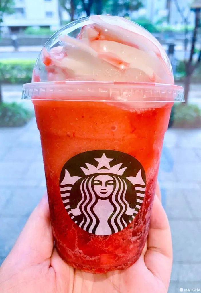 星巴克草莓星冰樂