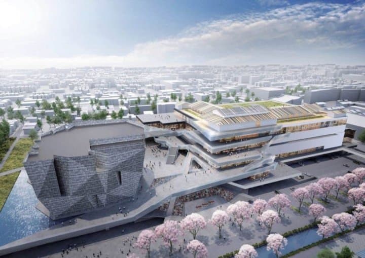 日本建築大師新作!關東角川武藏野博物館 餐廳+最美圖書館+藝術館!