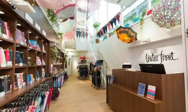 山手線站名通通變成雨傘了