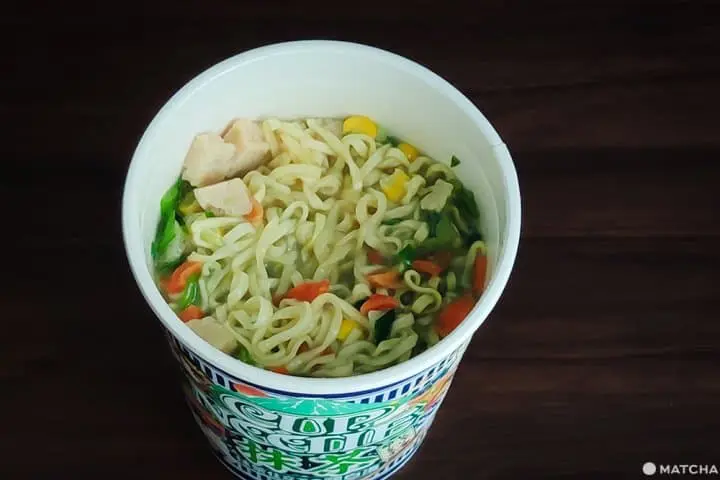 นิชชินคัพนูดเดิล รสชาเขียวมัตฉะ