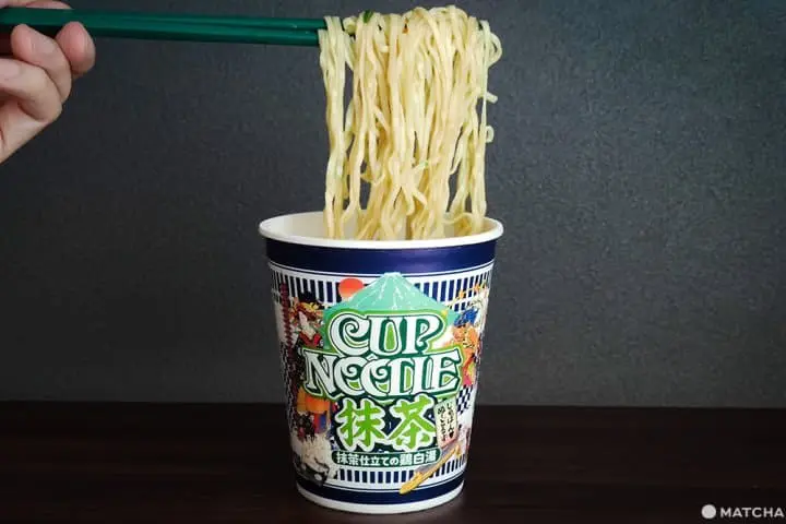 นิชชินคัพนูดเดิล รสชาเขียวมัตฉะ