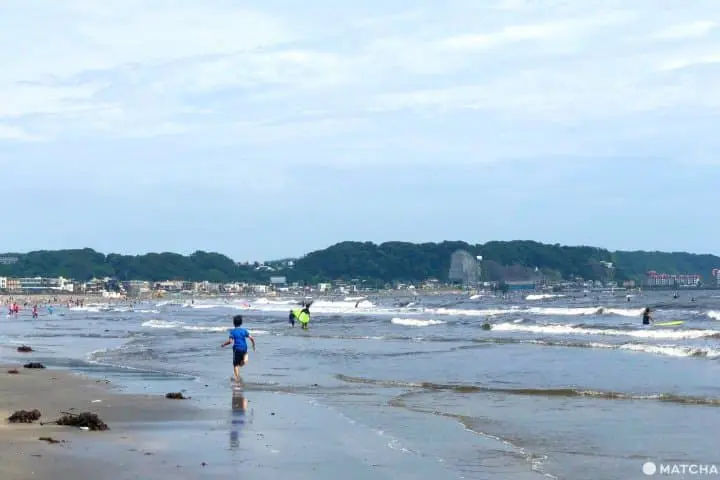 yuigahama beach kamakura