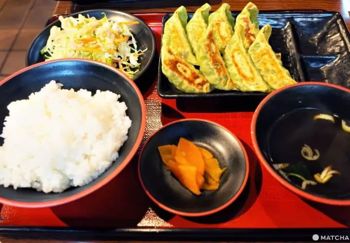 仙台名物青葉餃子定食