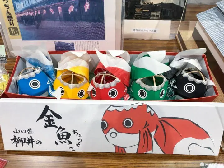 山口柳井白壁老街散步 學做紙金魚燈籠