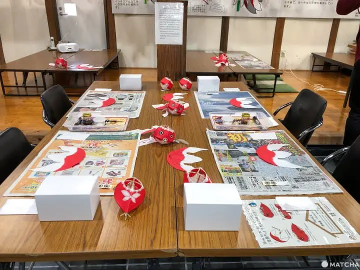 山口柳井白壁老街散步 學做紙金魚燈籠