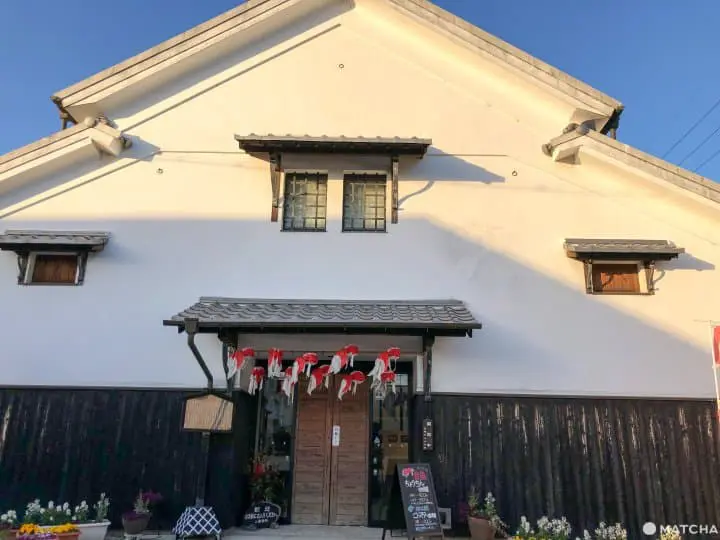 山口柳井白壁老街散步 學做紙金魚燈籠