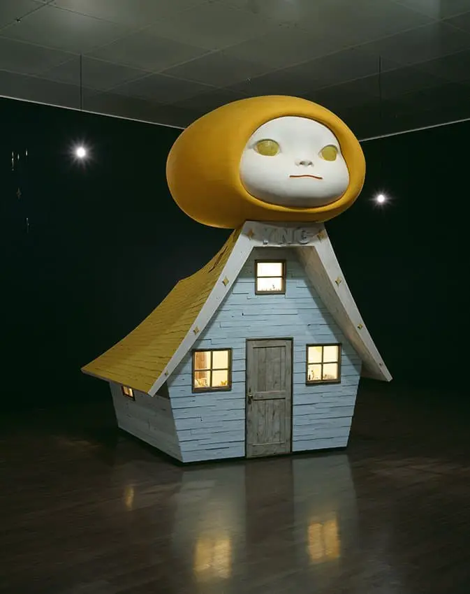 奈良美智 《Voyage of the Moon (Resting Moon) / Voyage of the Moon》