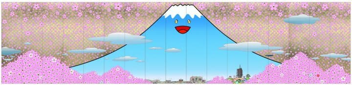 村上 隆 《チェリーブロッサム フジヤマ JAPAN》