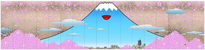 村上 隆 《チェリーブロッサム フジヤマ JAPAN》