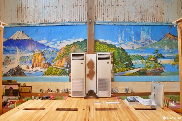 快哉湯壁畫