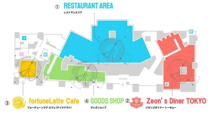 鋼彈官方主題咖啡GUNDAM Cafe秋葉原店