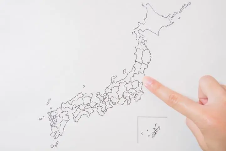 japan map