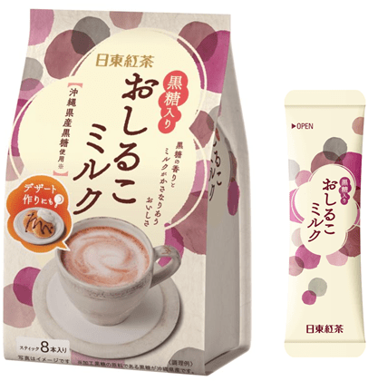 日東紅茶 黑糖紅豆牛奶