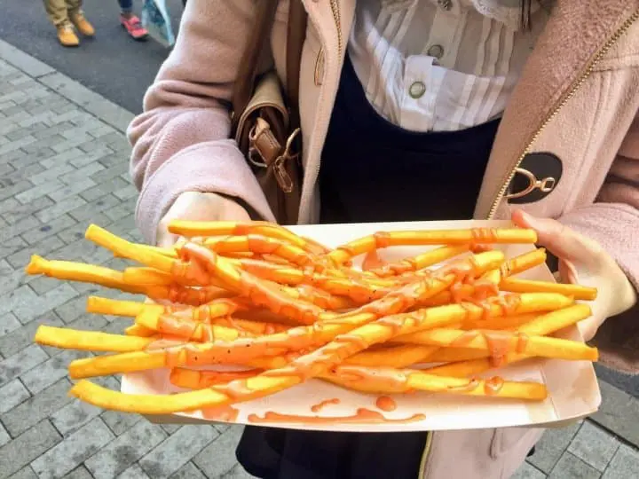 french fries in japan