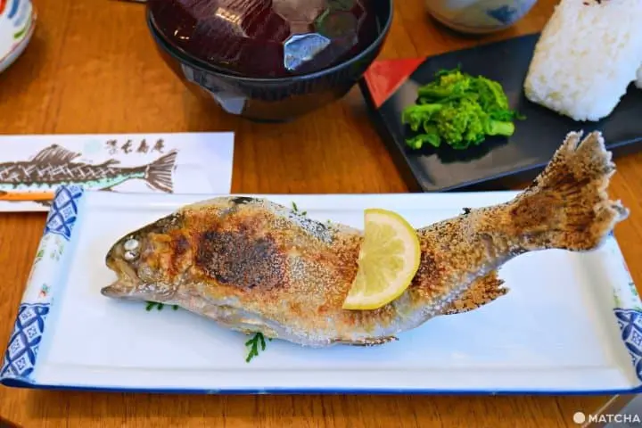 長寿庵流しそうめん