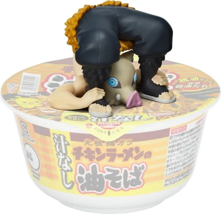 日清泡麵，伊之助鬼滅之刃公仔
