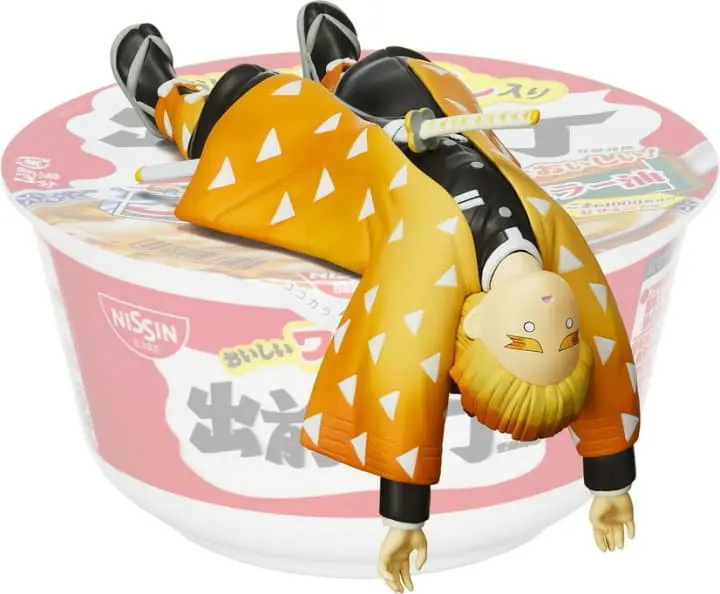 日清泡麵，善逸鬼滅之刃公仔