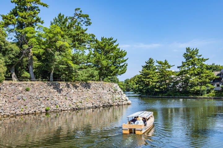 松江城堀川遊覽船