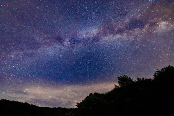 鳥取絕景 大山星空