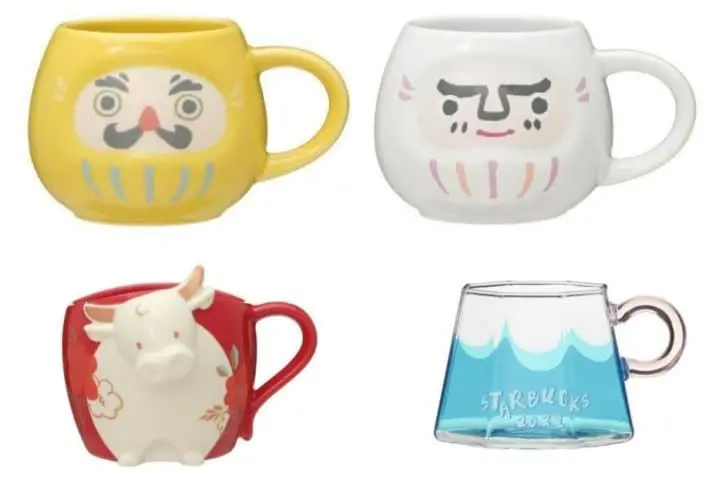 日本星巴克2021「牛年系列」新年商品2