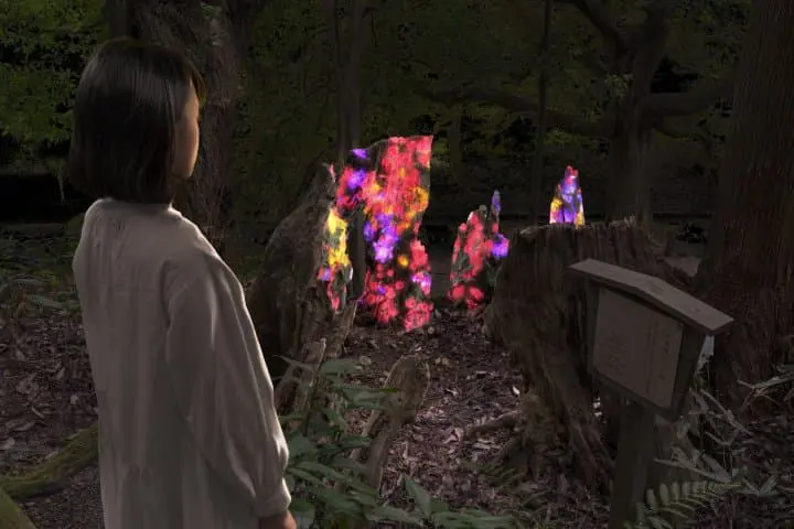 3000 Trees Explode with Color! teamLab Transforms an Ancient Japanese Garden