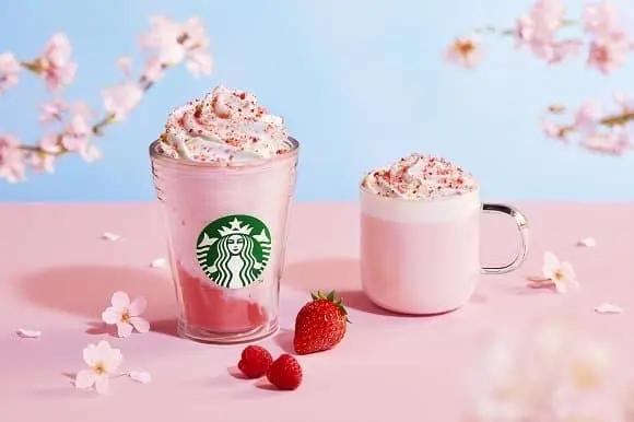 2021年星巴克Starbucks櫻花杯 春季商品