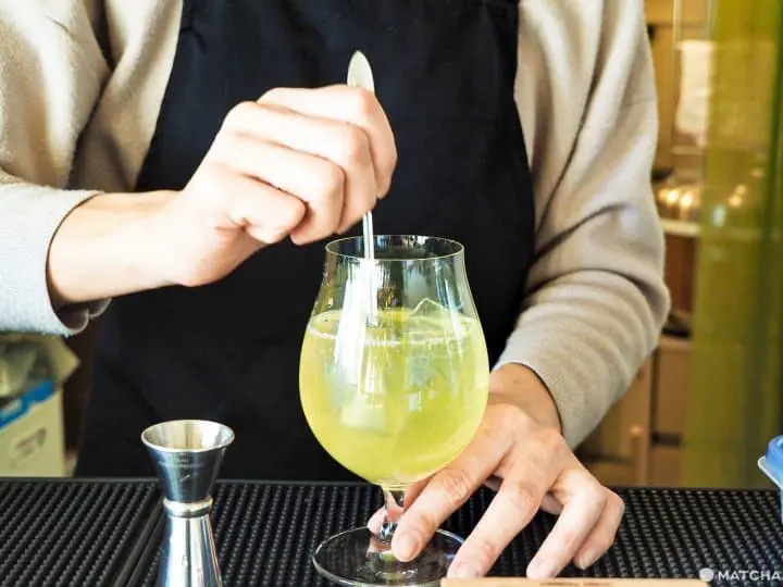 煎茶碳酸氣泡飲