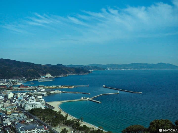 洲本城跡 海景
