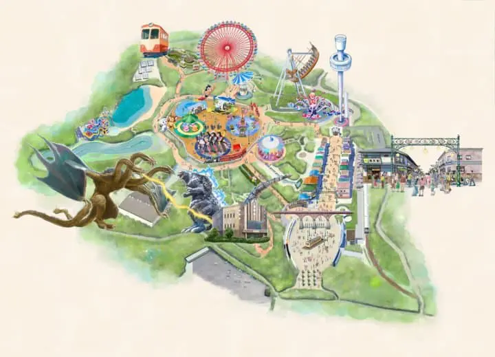 西武園遊樂園 地圖