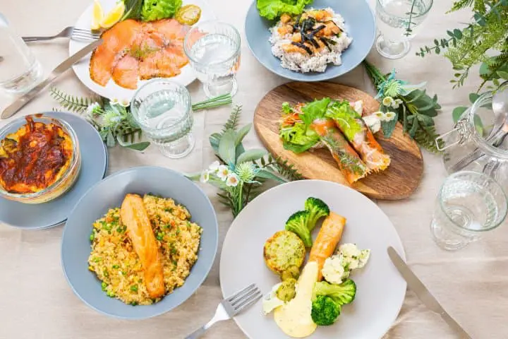 東京澀谷IKEA餐廳 鮭魚料理