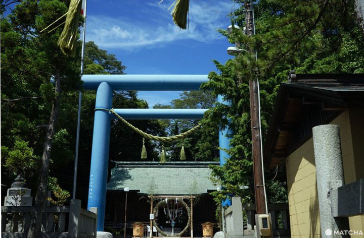 藍色鳥居