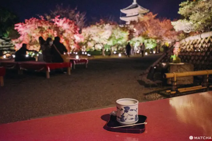 秋の京都「東寺」特別拝観。闇夜の幻想的な紅葉