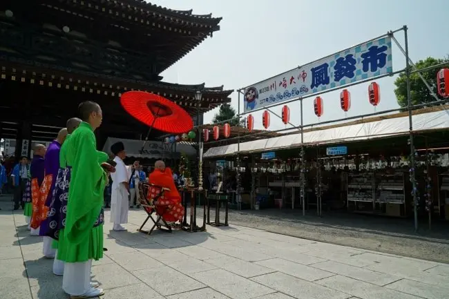 川崎大師風鈴市