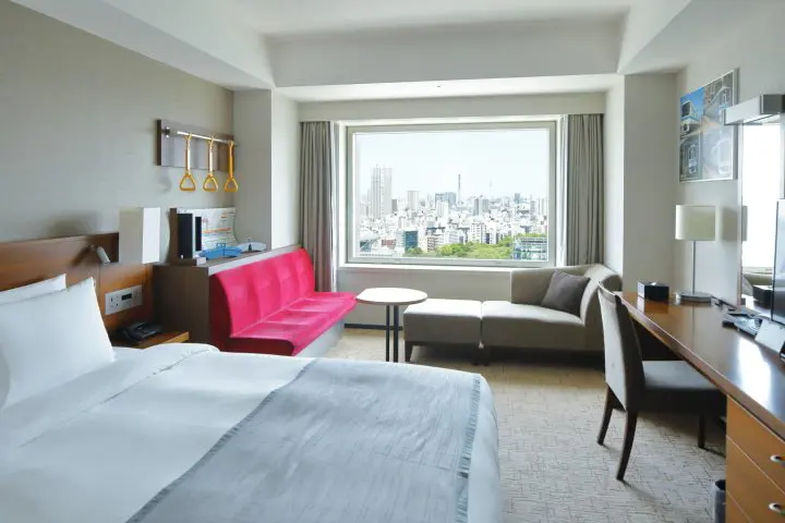 新宿飯店 小田急浪漫特快主題概念房