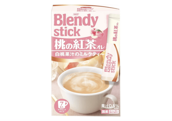 blendy白桃紅茶歐蕾