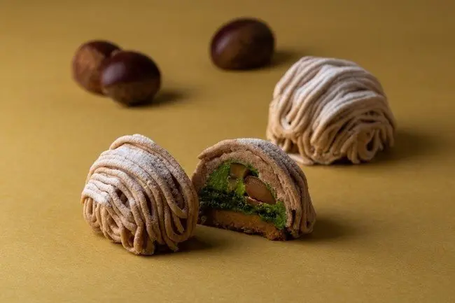 京都・福寿園のカフェ「茶寮FUKUCHA」。栗と抹茶の魅惑スイーツ