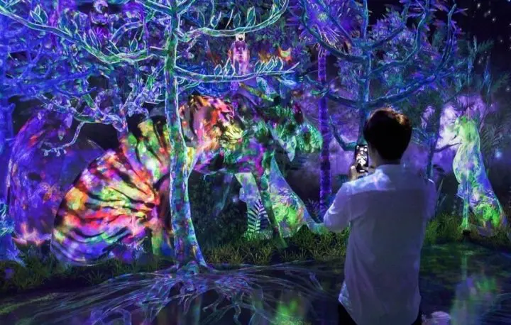 Teamlab’s Newest Exhibition Opens at Galaxy Harajuku this April
