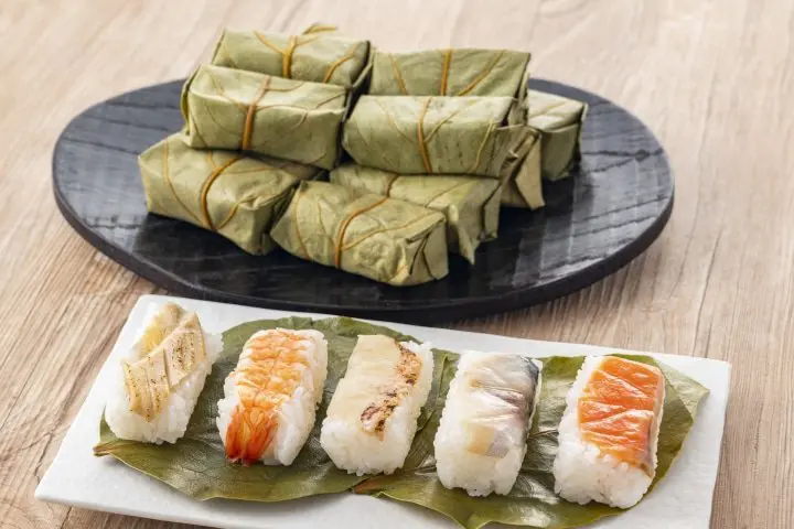 Sushi Wrapped in a Leaf? Try the Persimmon Leaf Sushi in Nara