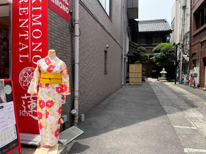 【淺草雷門】走路5分鐘範圍內的和服＆浴衣5選及打卡景點