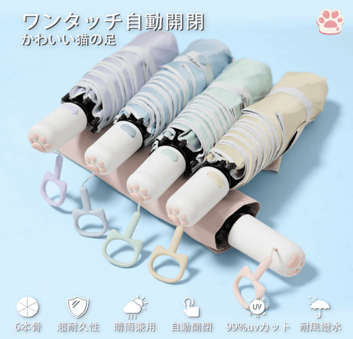 Umbrella With a Feline Paw Design