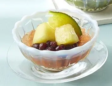 「文の助茶屋」的水果餡蜜
